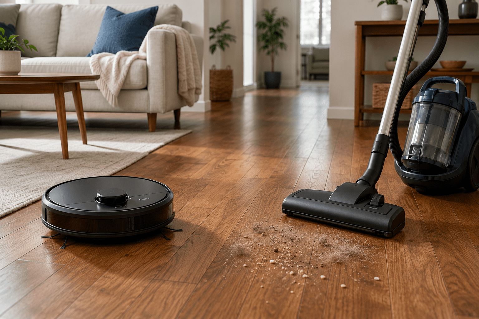 Robot Vacuum vs. Traditional Vacuum for Hardwood Which One Actually Works Better