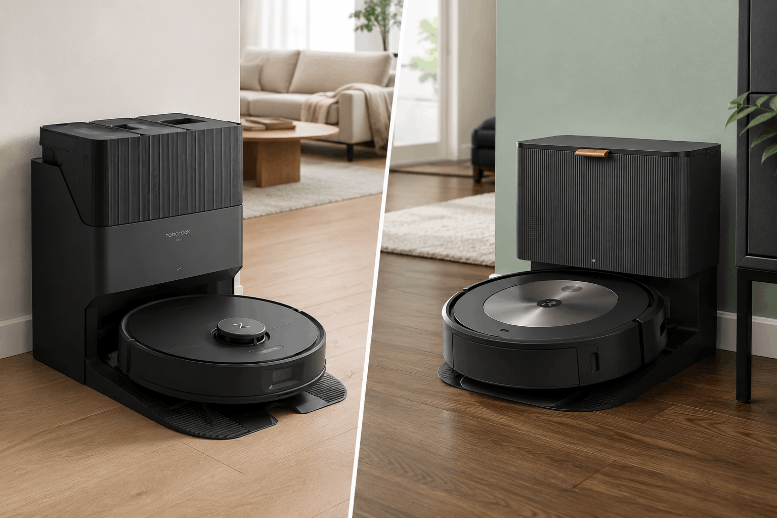 Roborock Q10 S5+ vs iRobot Roomba j7+ Which Self-Emptying Robot Vacuum Is Right for You