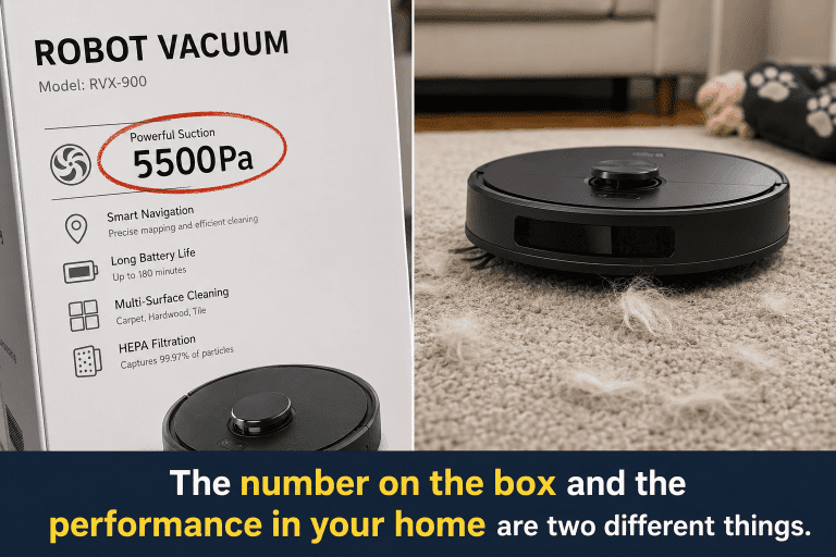 What Is Robot Vacuum Suction Power (Pa) and How Much Do You Actually Need